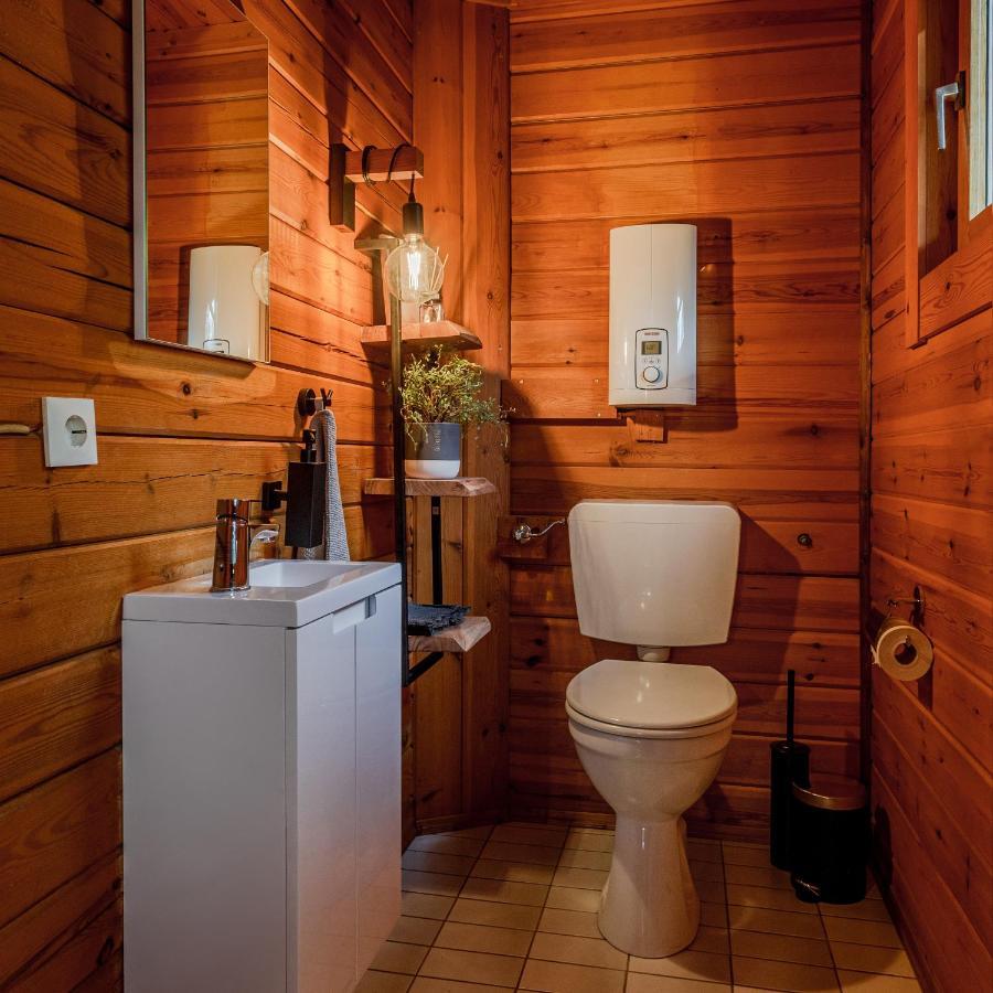 Blockhaus Eifelsteig W/ Kamin Garten & Feuerstelle Berndorf  Luaran gambar